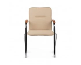 Стул Самба с деревянными подлокотниками SMB-02H Хром гальв. images