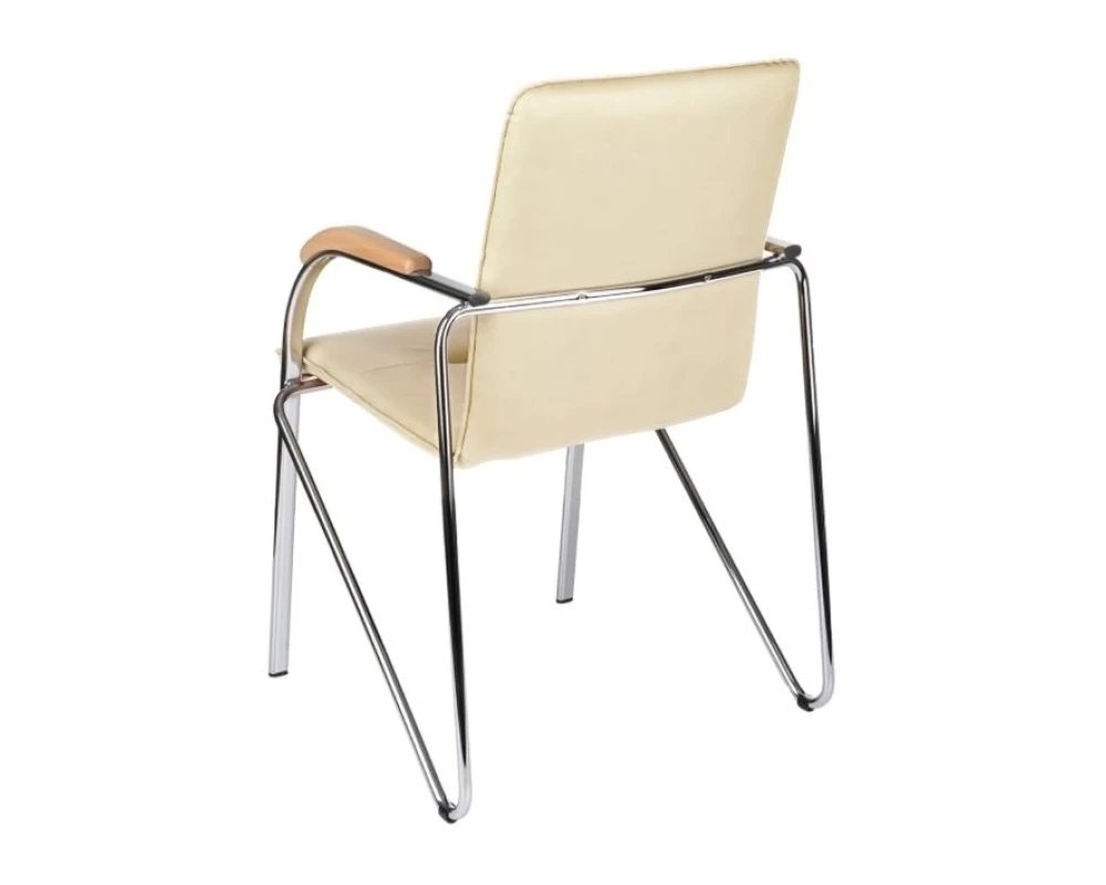 Стул D Samba RU сборный Экокожа, Бежевый/Бук