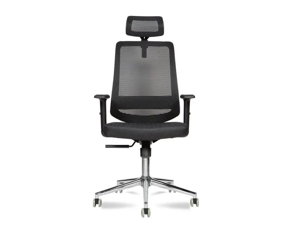 Кресло МГ-27 ХРОМ с подголовником