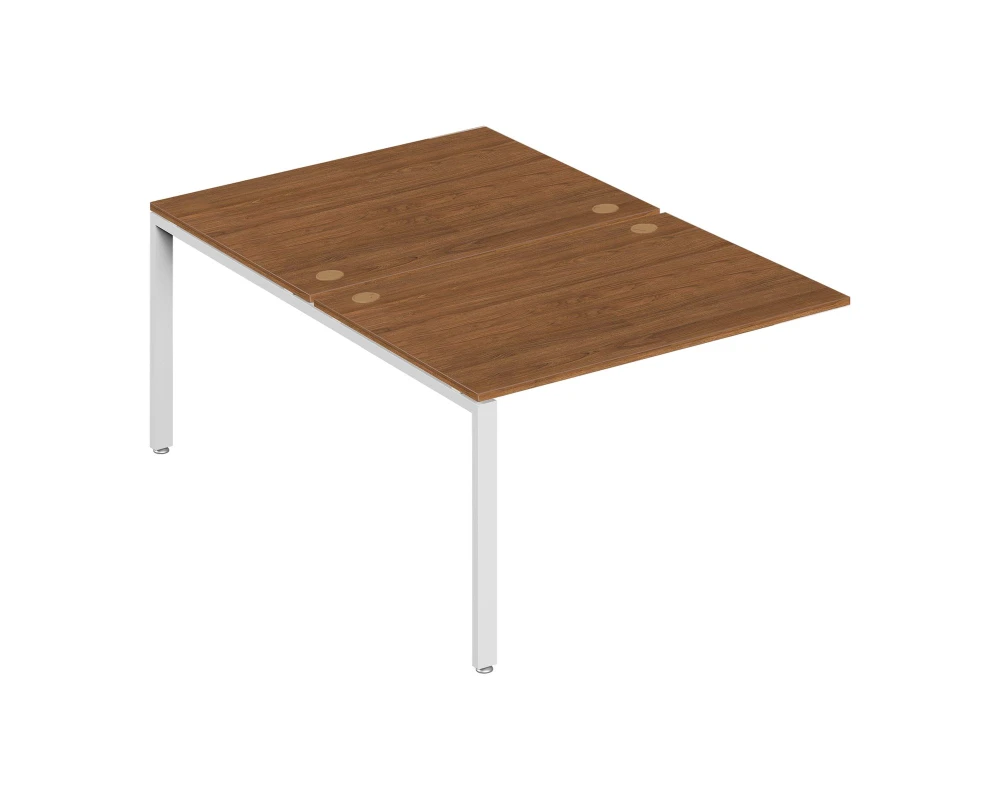 Удлинитель бенч-системы 120x147x75 Тренд Метал / Trend Metal Орех экко/Белый