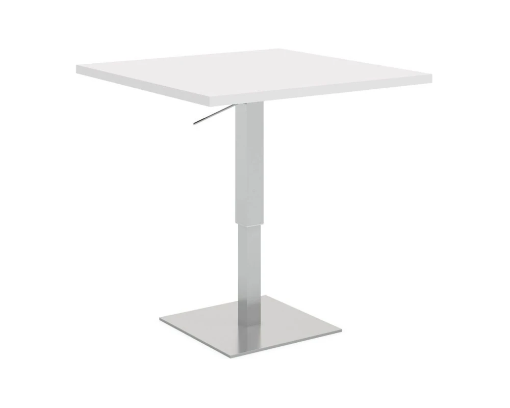 Стол Sit-to-Stand 75x75x111 Fasta Белый