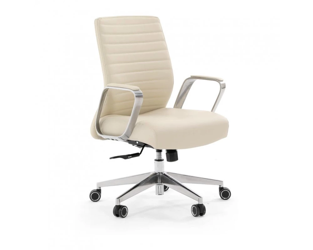 Кресло LINE/B Натуральная кожа, Бежевый