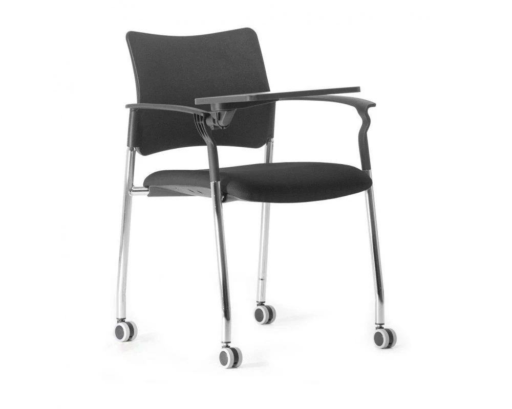 Кресло Pinko со столиком на колесах Пластик/Ткань, Черный