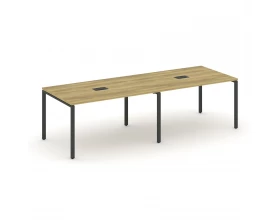 Стол переговорный (2 столешницы) CN.PRG-022 2360x980x750 Concept images