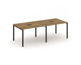 Стол переговорный (2 столешницы) CN.PRG-022 2360x980x750 Concept images