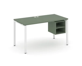 Стол рабочий с подвесной тумбой с 2 открытыми нишами CN.SP-108 1580x720x750 Концепт / Concept images