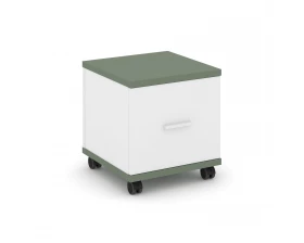 Тумба мобильная 1 распаш. фасад CN.TUM-007 W 420x420x448 Concept images