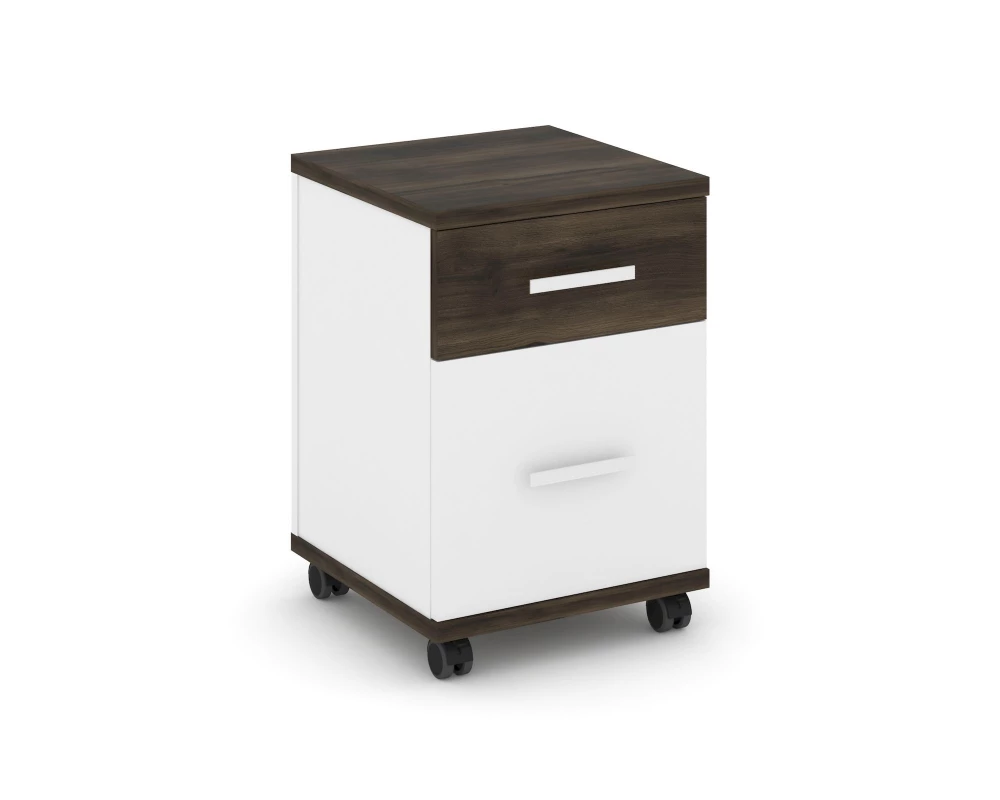 Тумба мобильная 1 ящ. 1 распаш. фасад CN.TUM-009 W 420x420x615 Concept