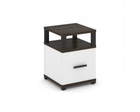 Тумба приставная 1 распаш. фасад с надставкой CN.TUP-005 W 420x420x583 Concept images