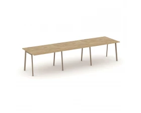 Стол переговорный на плоскоовальной трубе 354x98x75 Estetica images