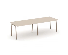 Стол переговорный на плоскоовальной трубе 276x98x75 Estetica images