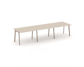 Стол переговорный на плоскоовальной трубе 354x98x75 Estetica images