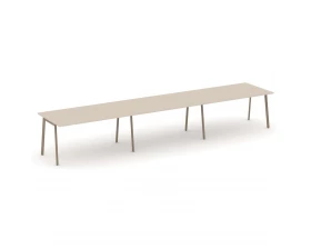 Стол переговорный на плоскоовальной трубе 474x98x75 Estetica images