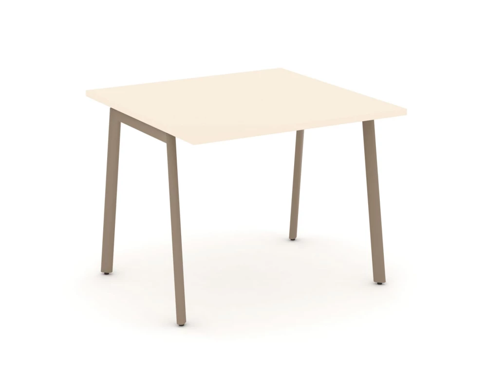 Стол переговорный на плоскоовальной трубе 98x98x75 Estetica