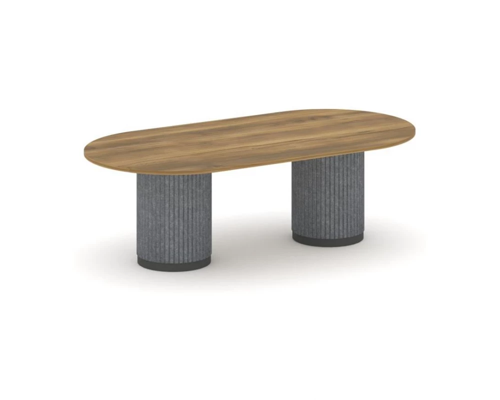 Стол переговорный овальный PR.C.SPRG-007.D 2400х1200х750 Felto