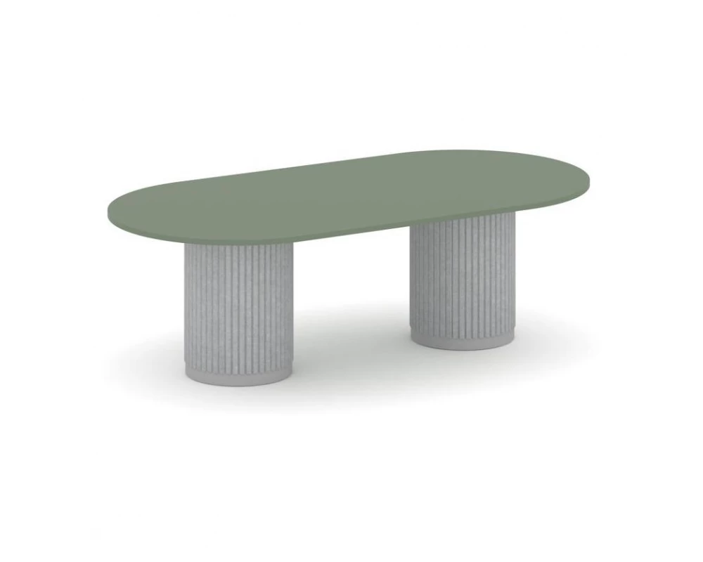 Стол переговорный овальный PR.C.SPRG-007.D 2400х1200х750 Felto