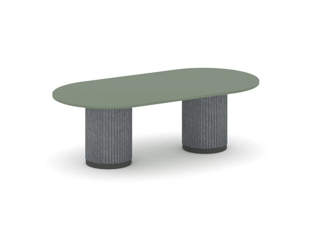 Стол переговорный овальный PR.C.SPRG-007.D 2400х1200х750 Felto