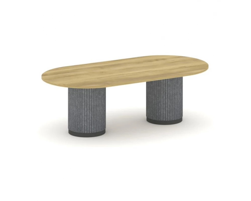 Стол переговорный овальный PR.C.SPRG-007.D 2400х1200х750 Felto