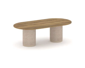 Стол переговорный овальный PR.C.SPRG-007.D 2400х1200х750 Felto images