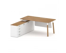 Стол руководителя левый 1800x1798x750 Fresco images