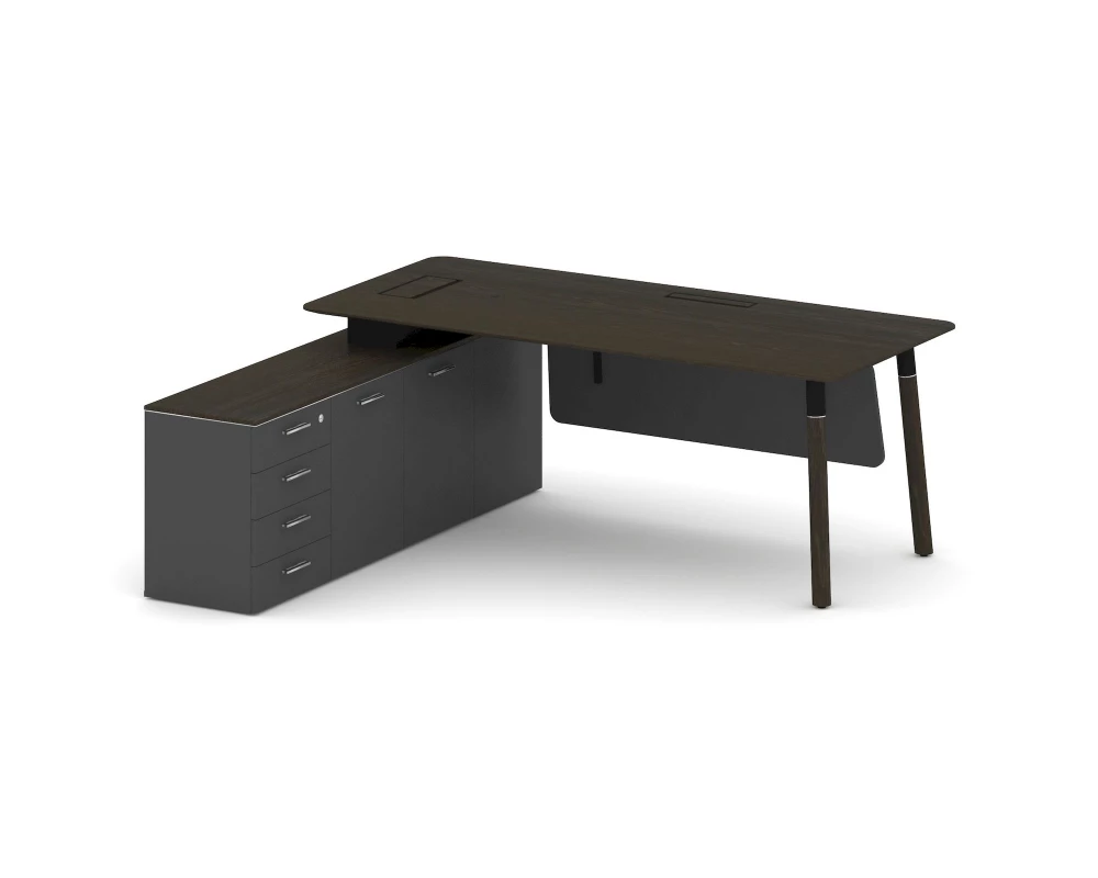 Стол руководителя левый 2000x1798x750 Fresco