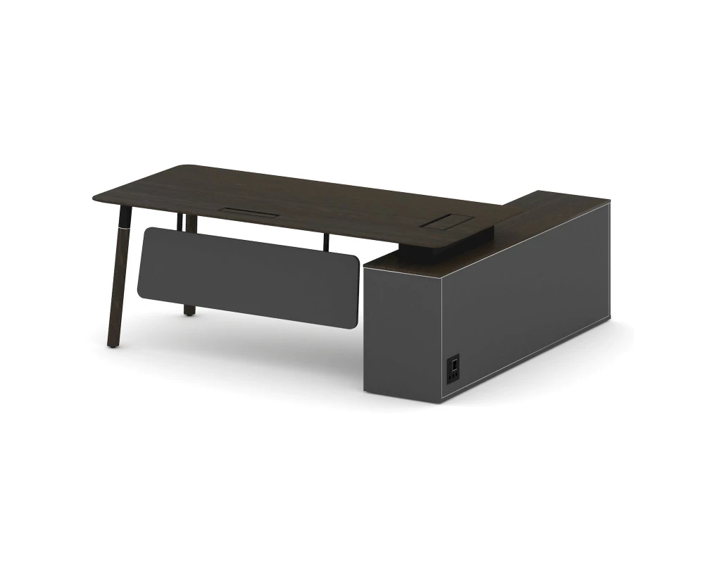 Стол руководителя левый 2000x1798x750 Fresco