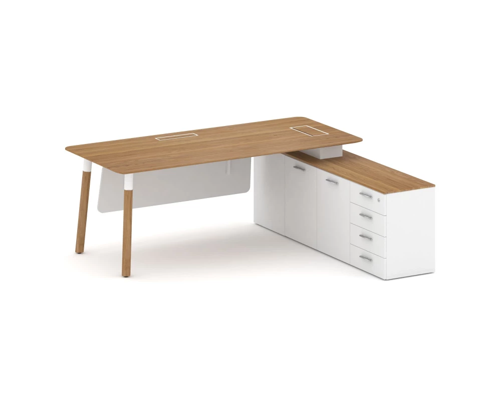 Стол руководителя правый 2000x1798x750 Fresco