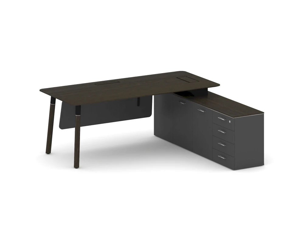 Стол руководителя правый 2000x1798x750 Fresco