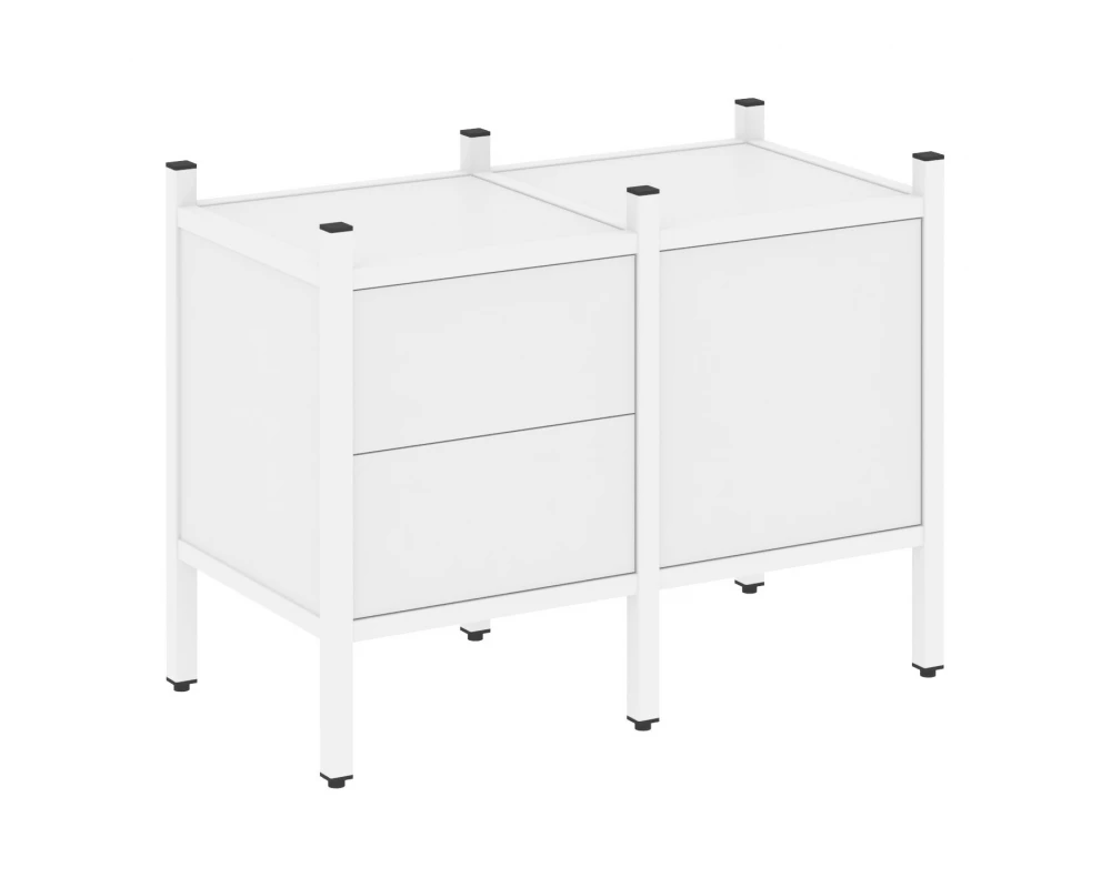 Прямой стеллаж L-01 862x446x636 Loft