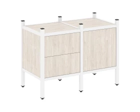 Прямой стеллаж L-01 862x446x636 Loft images