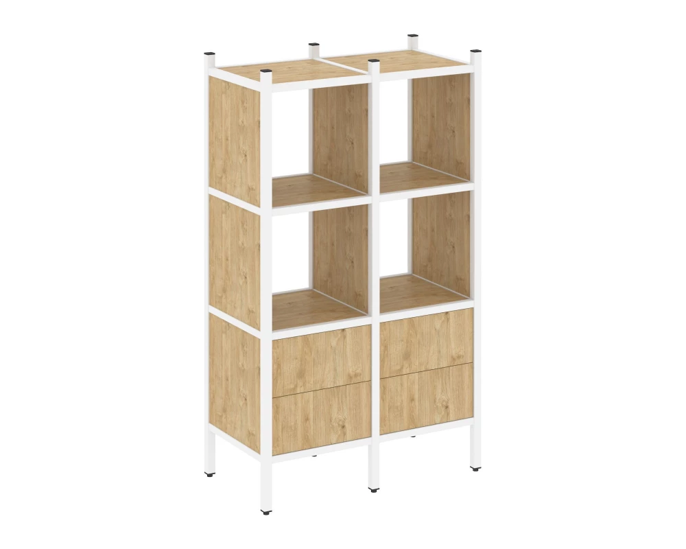 Прямой стеллаж L-03 862x446x1458 Loft