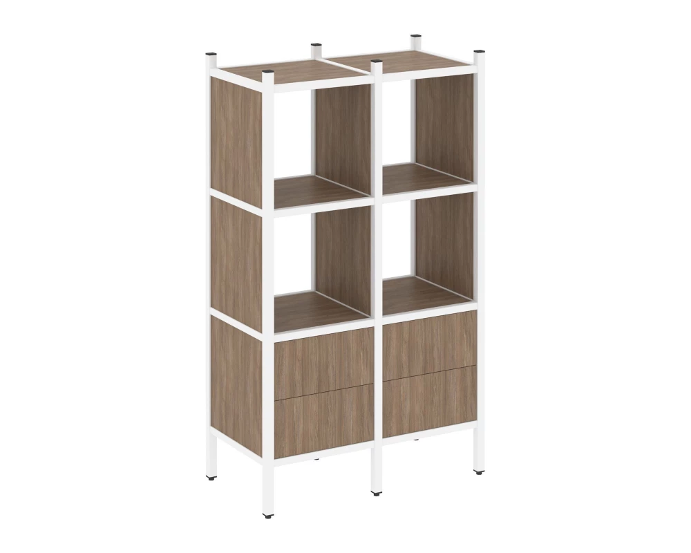 Прямой стеллаж L-03 862x446x1458 Loft