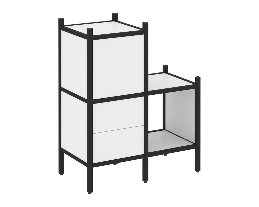 Прямой стеллаж L-11 862x446x1047 Loft