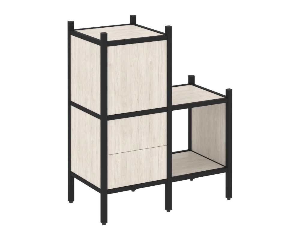 Прямой стеллаж L-11 862x446x1047 Loft