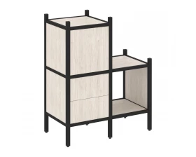 Прямой стеллаж L-11 862x446x1047 Loft images