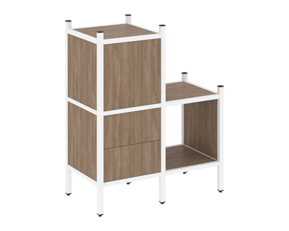 Прямой стеллаж L-11 862x446x1047 Loft