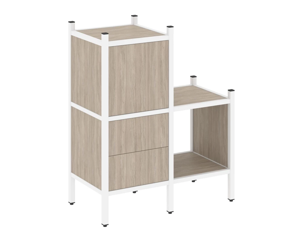 Прямой стеллаж L-11 862x446x1047 Loft