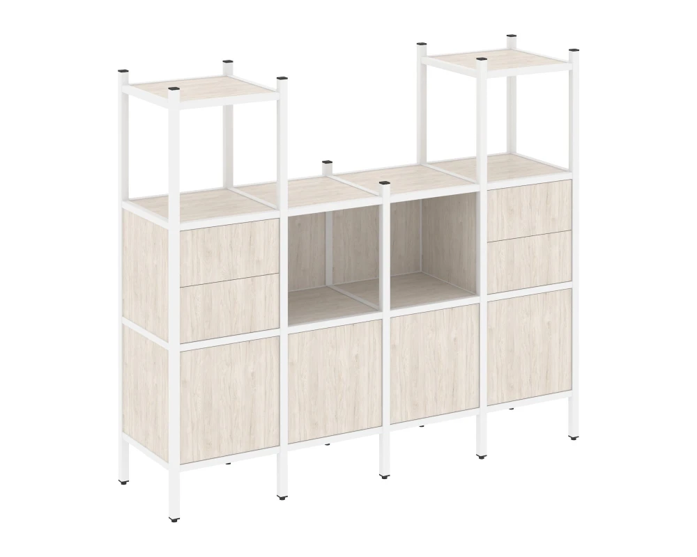 Прямой стеллаж L-14 1694x446x1458 Лофт / Loft