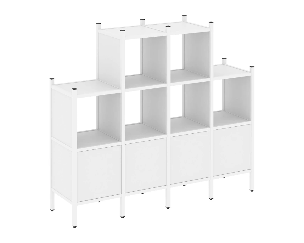 Прямой стеллаж L-16 1694x446x1458 Лофт / Loft