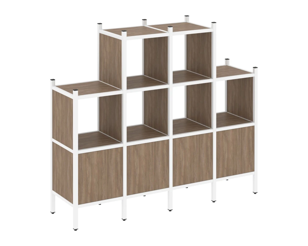 Прямой стеллаж L-16 1694x446x1458 Лофт / Loft