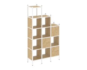 Прямой стеллаж L-21 1278x446x2280 Лофт / Loft images