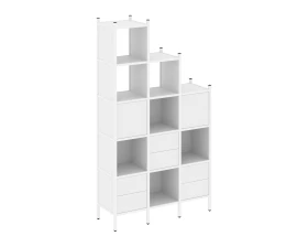 Прямой стеллаж L-22 1278x446x2280 Лофт / Loft images