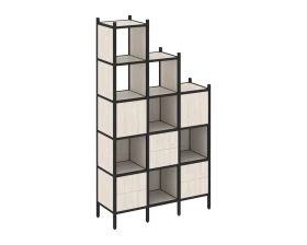 Прямой стеллаж L-22 1278x446x2280 Лофт / Loft images