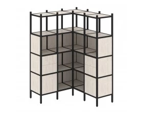 Угловой внутренний стеллаж L-33 1278x1278x1869 Loft images