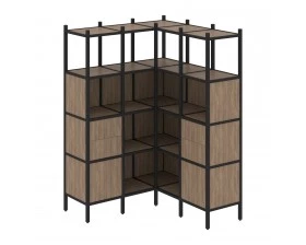 Угловой внутренний стеллаж L-33 1278x1278x1869 Loft images