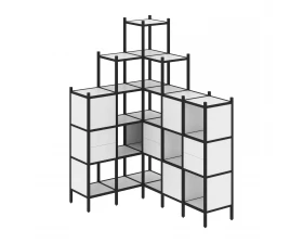 Угловой внутренний стеллаж L-43 1278x1694x2280 Loft images