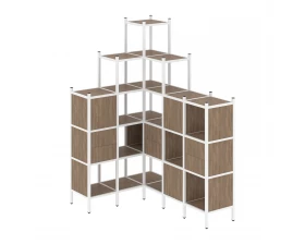 Угловой внутренний стеллаж L-43 1278x1694x2280 Loft images