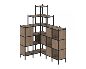 Угловой внутренний стеллаж L-43 1278x1694x2280 Loft images