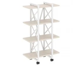 Стеллаж на колесных опорах - 4 полки V 800х400х1334 Loft images