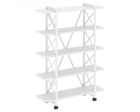 Стеллаж на колесных опорах - 5 полок 1200х400х1704 Loft images